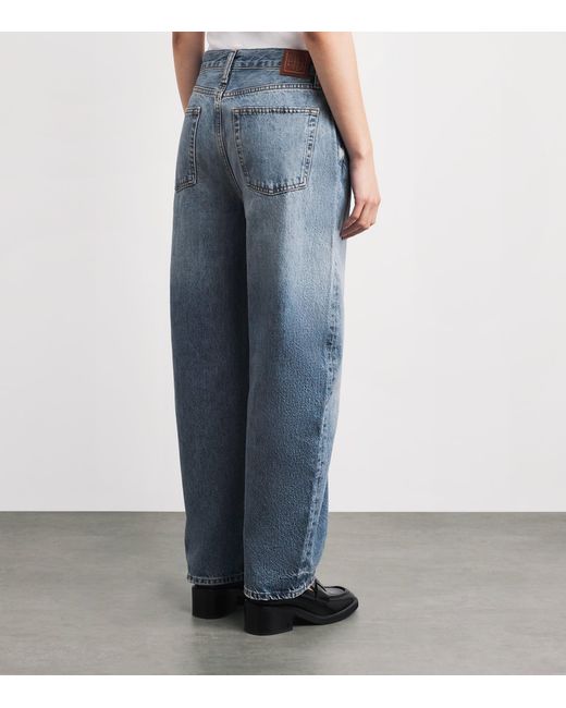 Anine Bing Blue Barrel-Leg Fritz Jeans