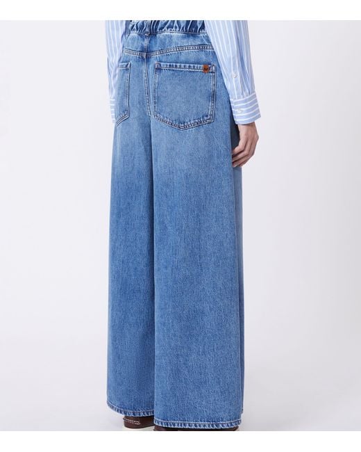 Weekend by Maxmara Blue Wide-Leg Jeans