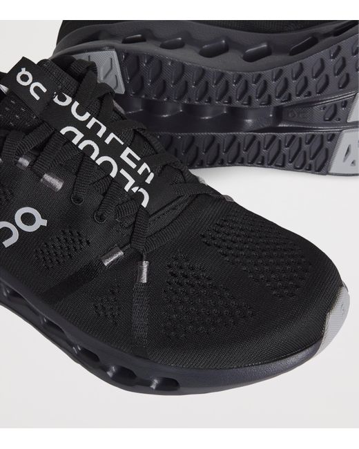 On Shoes Black Cloudsurfer Trainers