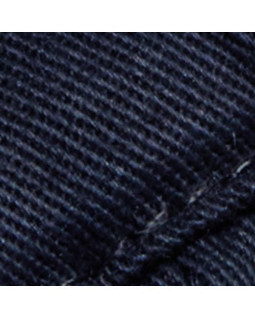 Maje Blue Button-Detail Mini Skirt