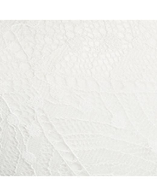 Simone Perele White Lace Comète Plunge Bra