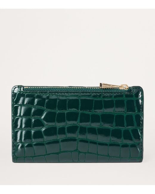Aspinal Green Small Mayfair Purse