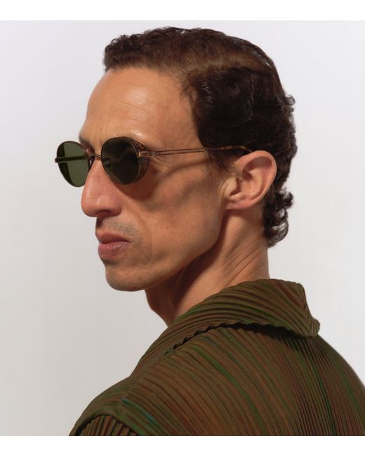 Matsuda Green M3137 Round Sunglasses for men
