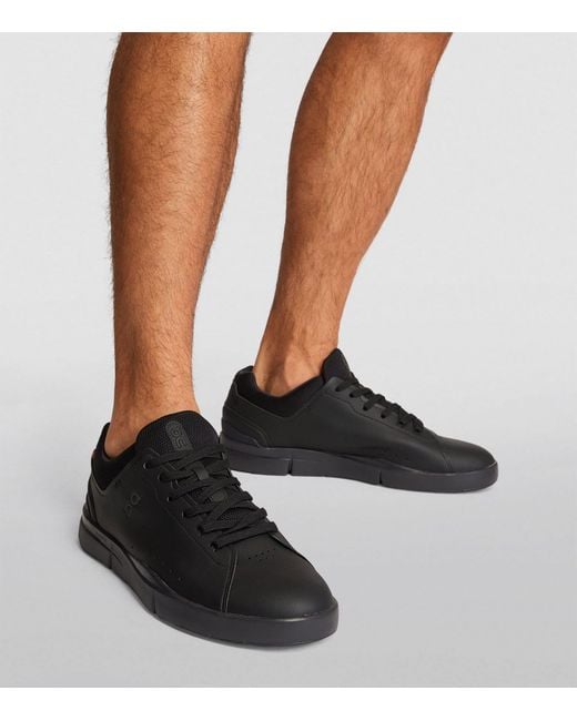 Federer black shoes best sale
