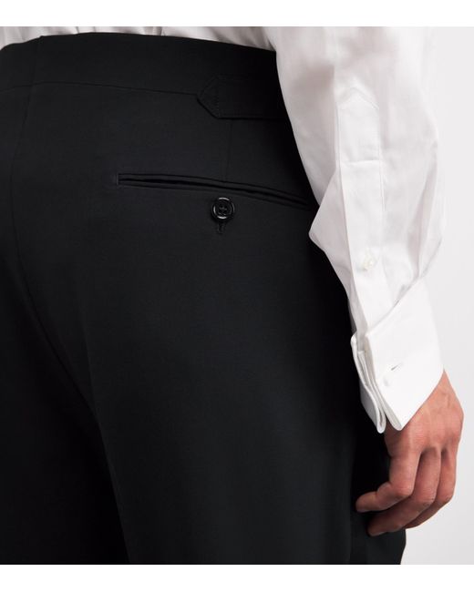 Polo Ralph Lauren Black Wool Barathea Shawl Collar 2-Piece Tuxedo for men