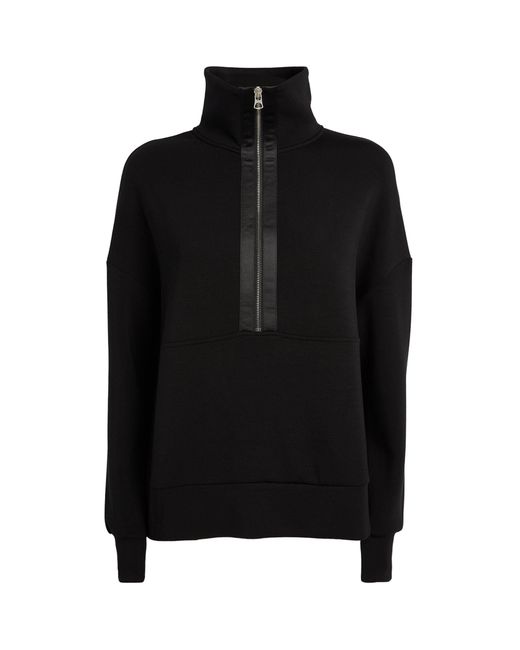 Varley Black Keller Half-zip Sweatshirt