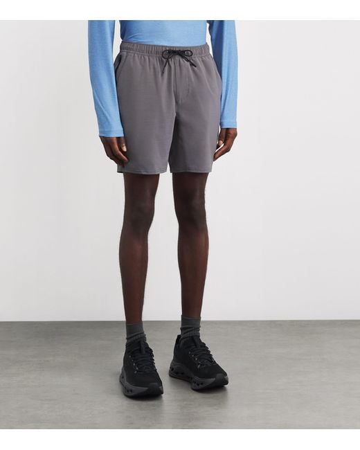 vuori Gray Elevate Kore Shorts for men