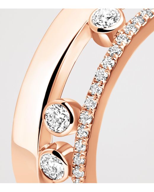 Messika Pink Move Romane And Diamond Ring