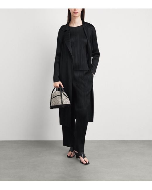 Pleats Please Issey Miyake Black Monthly Colors February Top