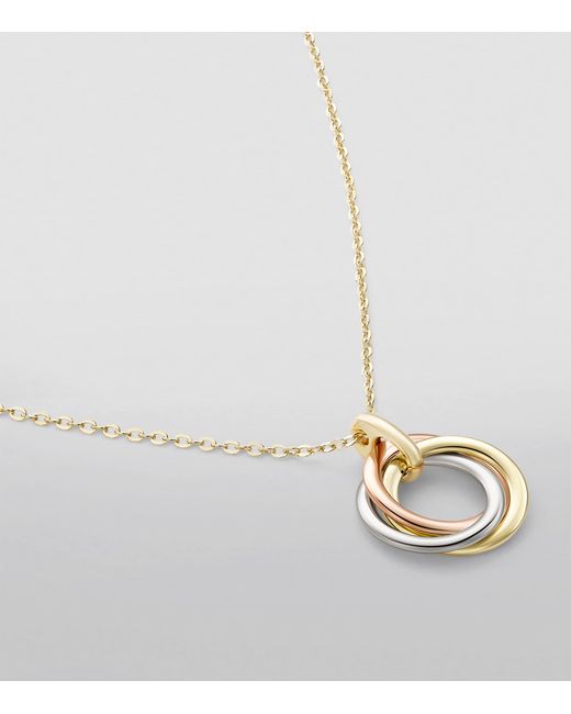 Cartier Metallic Medium, And Rose Trinity Necklace