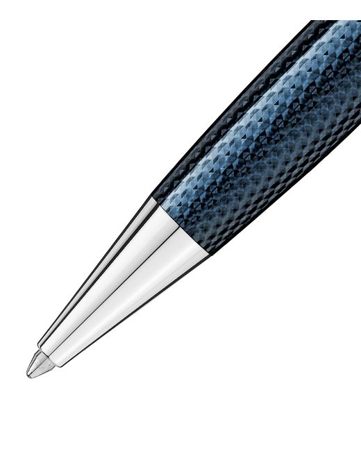 Montblanc White Meisterstück Solitaire Doué Hour Classique Ballpoint Pen