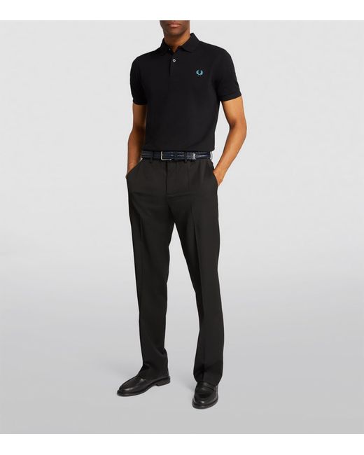 Fred Perry Black M6000 Polo Shirt for men