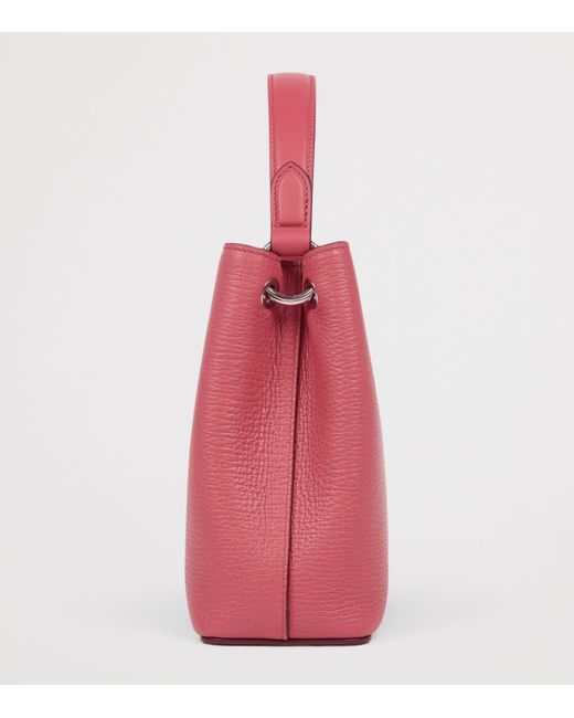 Smythson Pink Leather Day Cross-Body Bag