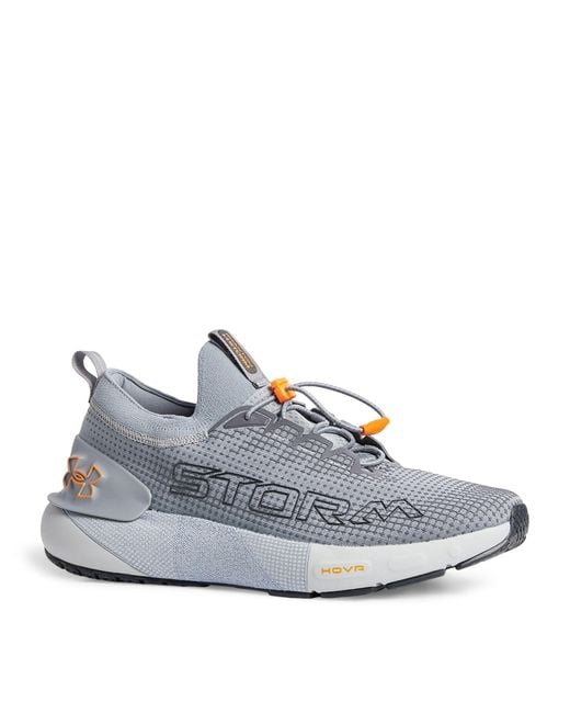Under Armour Gray Hovr Phantom 3 Storn Trainers for men