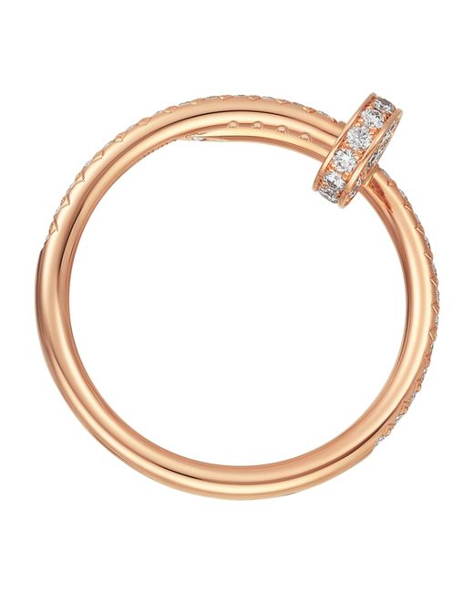 Cartier Metallic And Diamond Juste Un Clou Ring