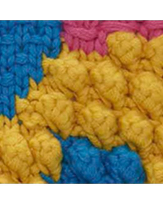 J.W. Anderson Blue Merino Wool Jacquard Sweater