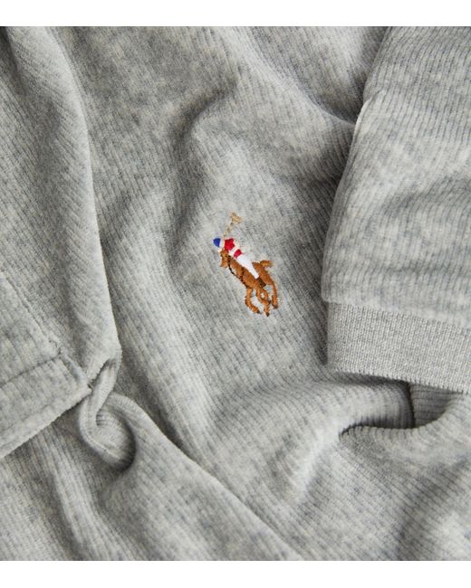 Polo Ralph Lauren Gray Corduroy Polo Shirt for men