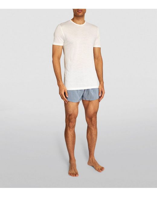 Zimmerli of Switzerland White '286 Sea Island' Tank Top for men