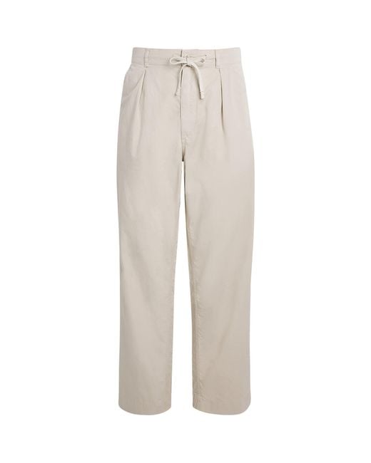 Polo Ralph Lauren Gray Stretch-Cotton Twill Prepster Trousers for men