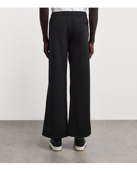 J.W. Anderson Black Jersey Pintuck Sweatpants for men