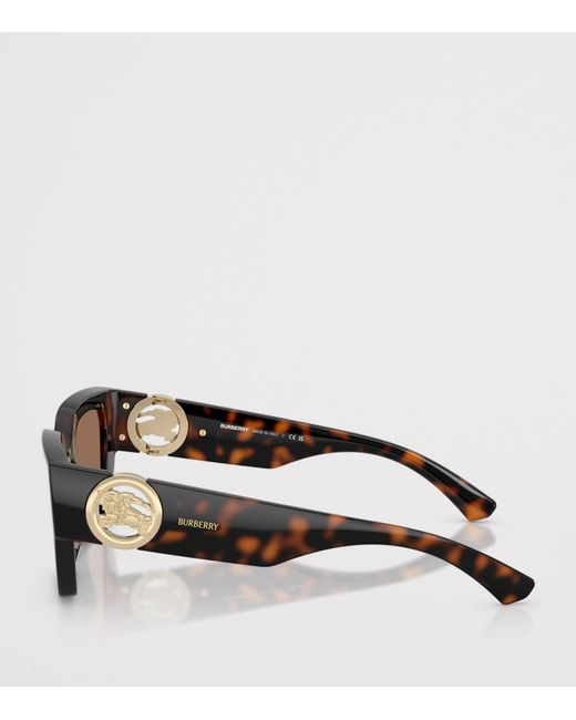 Burberry Brown Injected Be4472U Square Sunglasses