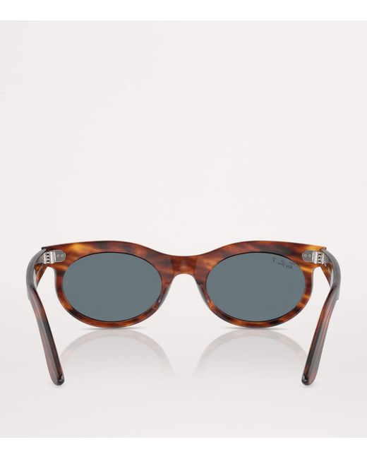 Ray-Ban Blue Rb2242 Wayfarer Oval Sunglasses
