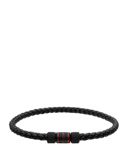 Chopard Black Lambskin Classic Racing Bracelet for men