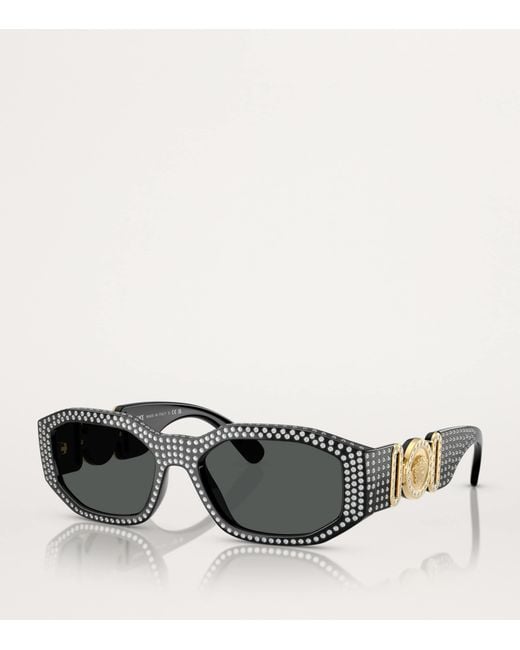 Versace Black Nylon Sunglasses for men