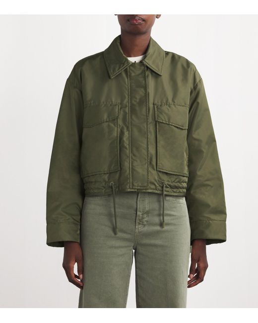 Weekend by Maxmara Green Padded Bomber Jacket