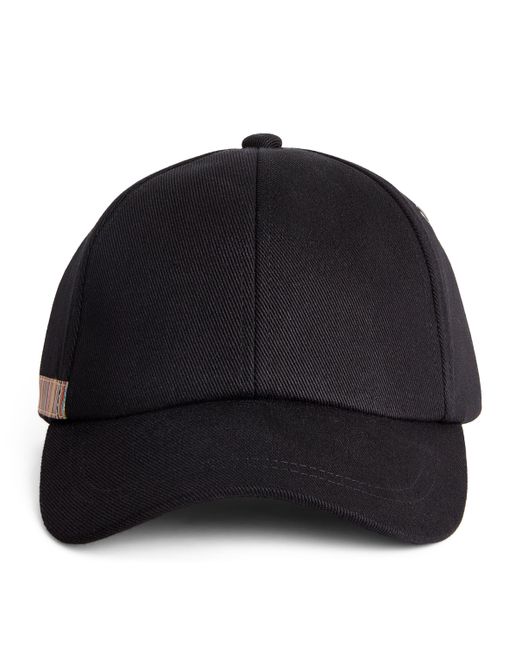 Paul Smith Signature Stripe Baseball Cap in Black for Men | Lyst UK