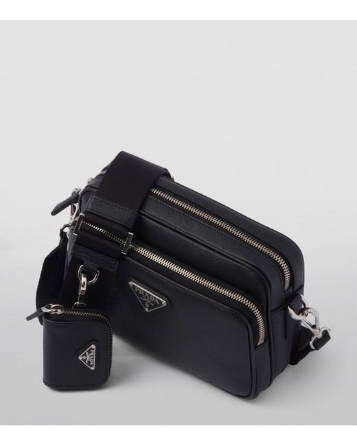 Prada Black Shoulder Bags for men