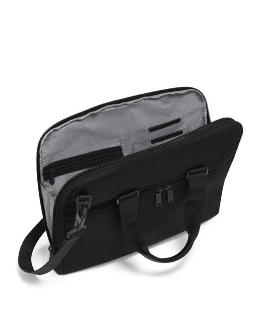 Tumi Black Alpha Bravo Academy Briefcase for men