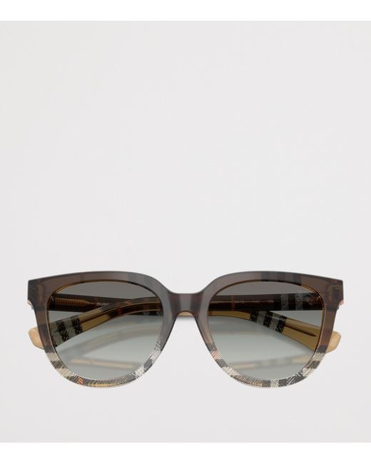 Burberry Gray Acetate Be4469 Phantos Sunglasses