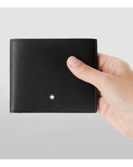 Montblanc Black Leather Sartorial Bifold Wallet for men