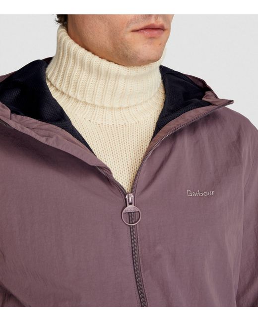 Barbour Purple Showerproof Berwick Jacket for men