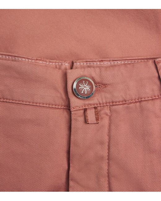 Jacob Cohen Red Bobby Slim Trousers for men