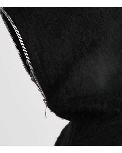Our Legacy Black Full-Zip Hoodie for men