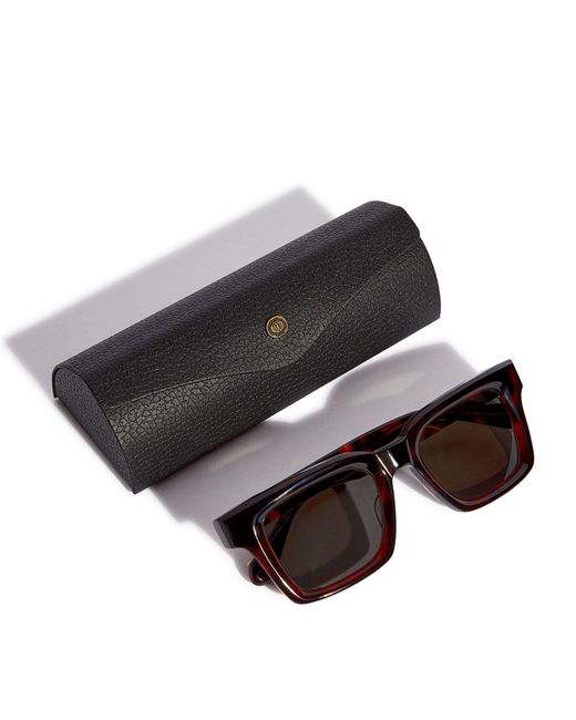 Matsuda Brown Square Sunglasses for men