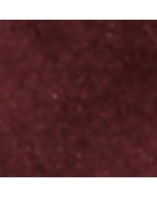 Santoni Red Suede Fur-Trim Fortune Ankle Boots