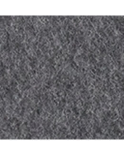 Max Mara Gray Wool Fringe Scarf