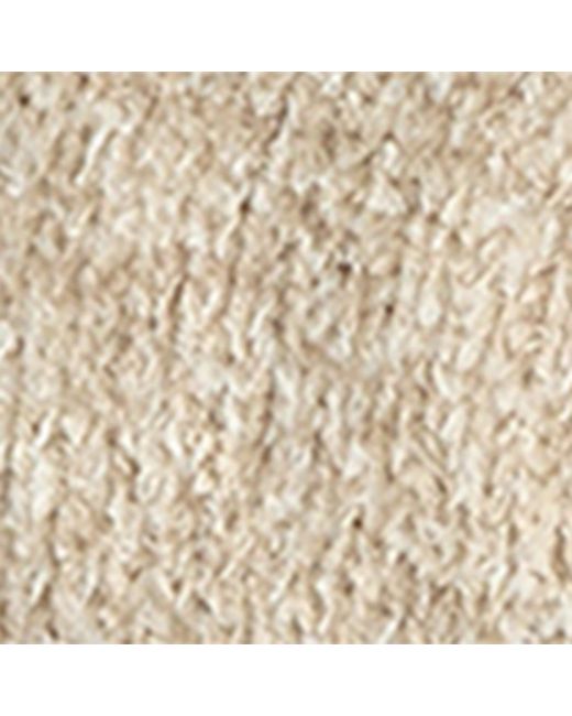Brunello Cucinelli Natural Wool-Silk Ribbed Beanie for men