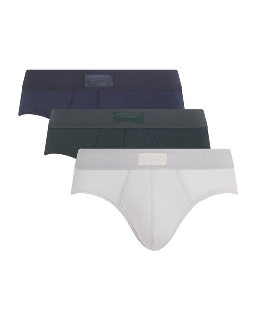 Skims Stretch-Cotton Briefs in White for Men | Lyst