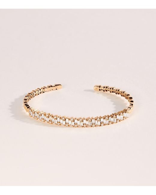 Suzanne Kalan Natural And Diamond Classic Shimmer Bangle