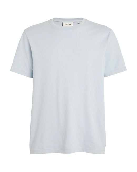 FRAME White Cotton T-shirt for men