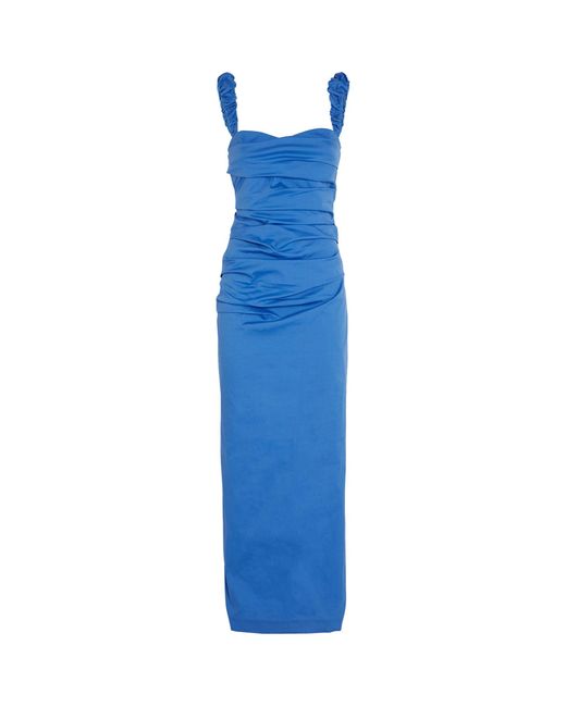 Sir. The Label Blue Sleeveless Azul Maxi Dress