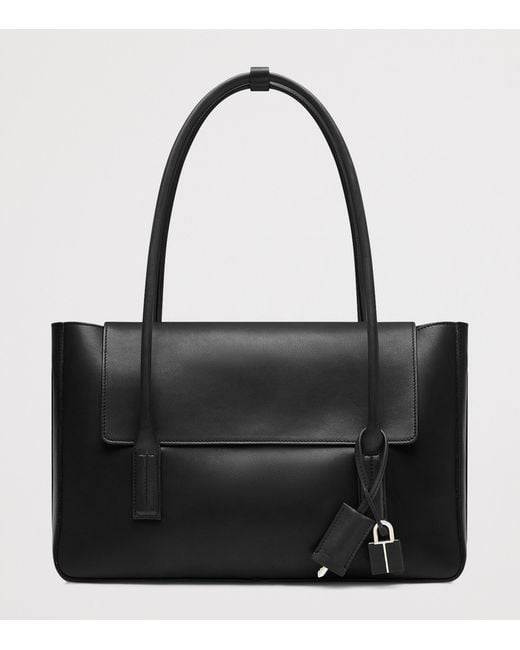 Tom Ford Black Medium Leather Eclipse Shoulder Bag