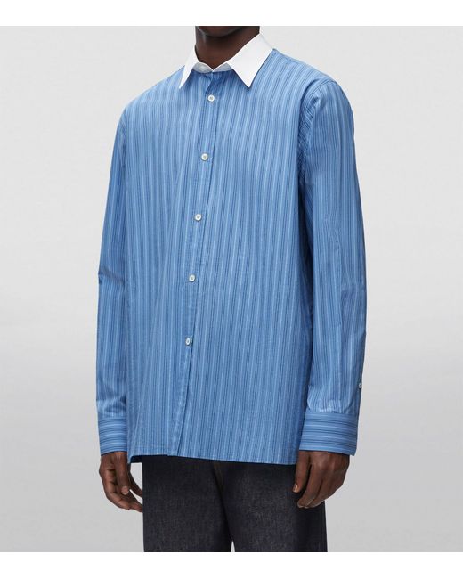 Loewe Blue Striped Shirt for men