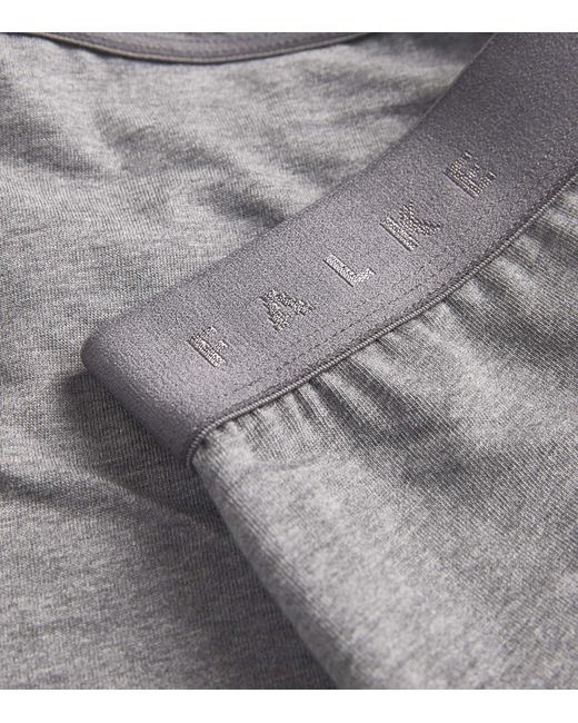 Falke Gray Daily Comfort Boxer Briefs for men
