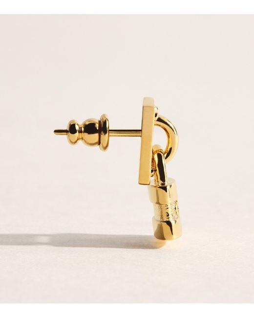 Chloé Metallic Mini Paddington Earrings