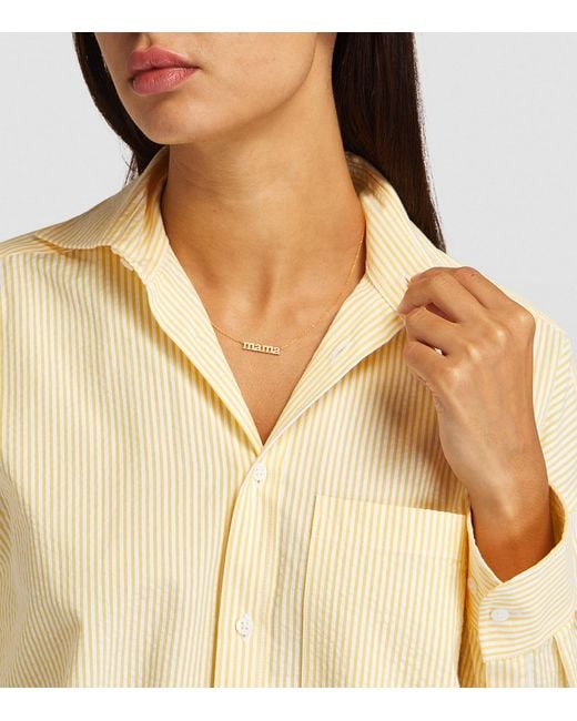 Jennifer Meyer Metallic And Diamond Mama Necklace